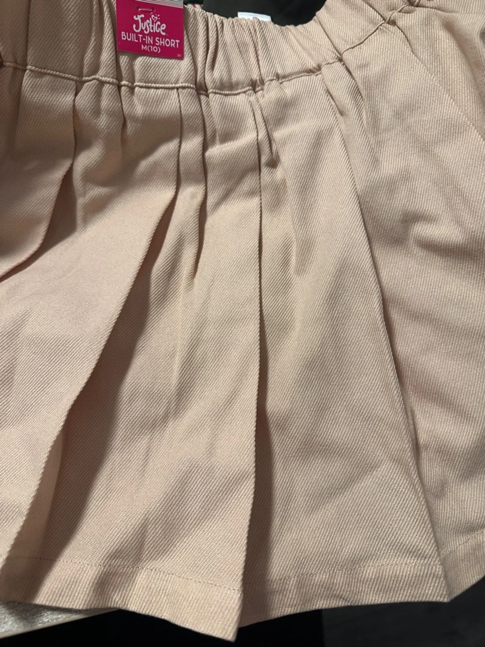 Justice Pleated skort size medium 10. Nwt